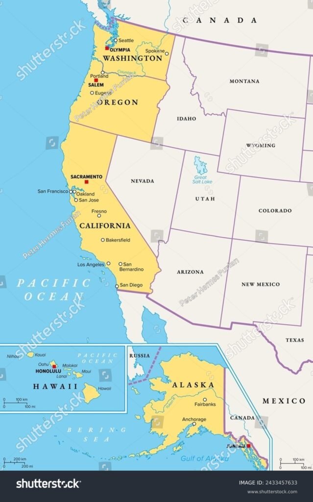 stock-vector-west-coast-region-of-the-united-states-with-alaska-and-hawaii-political-map-also-known-as-2433457633